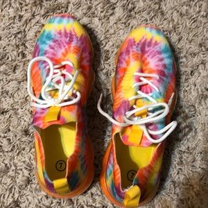 Multi-colored Tennis Shoes